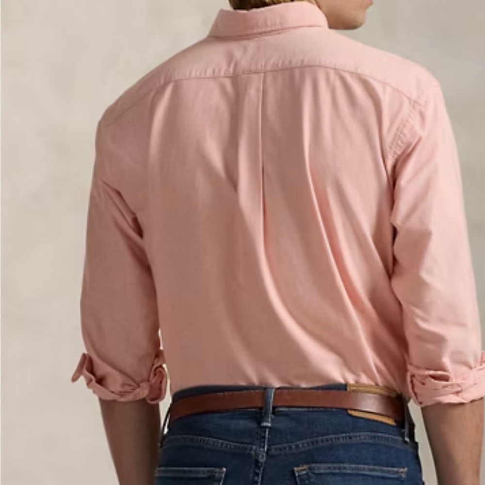 Ralph Lauren The Iconic Oxford Shirt Classic Fit Shirt Kona Orange - Picture 3 of 11